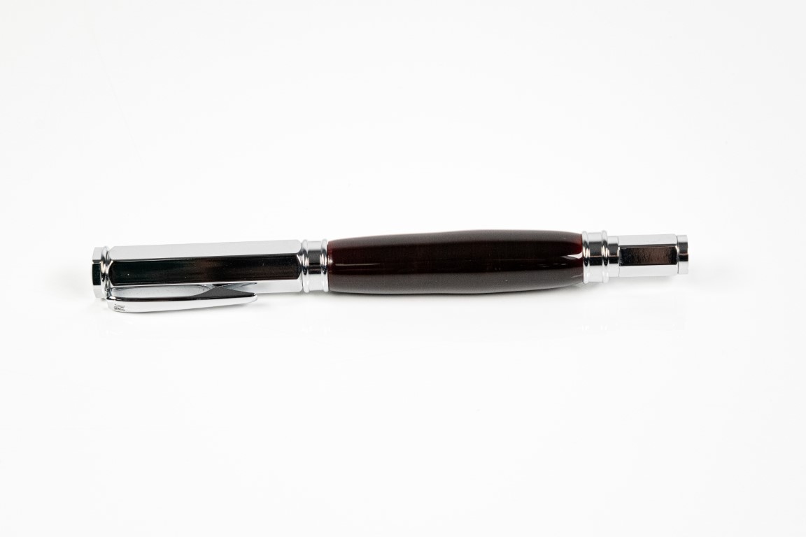 Capuchon aimanté - 106 - Chrome - Marron 1