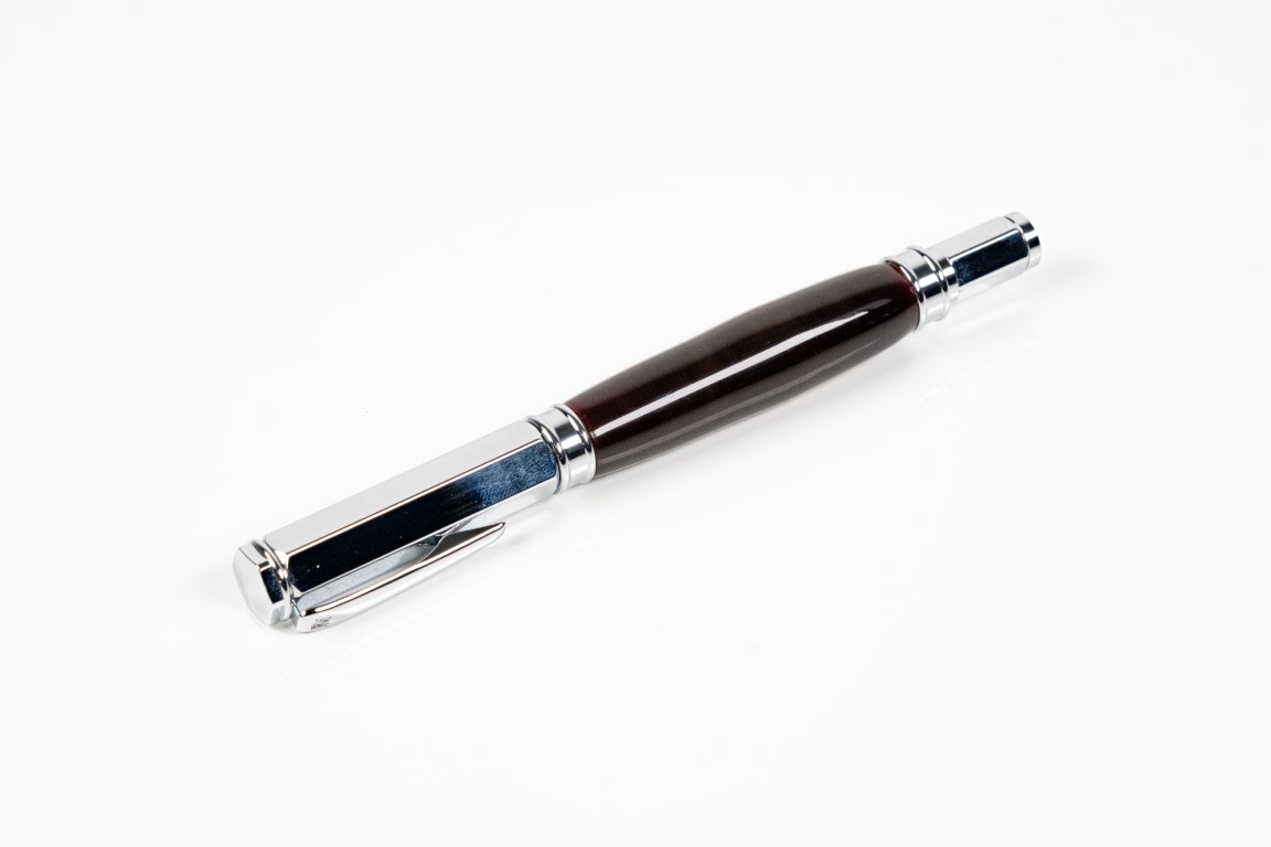 Capuchon aimanté - 106 - Chrome - Marron 2