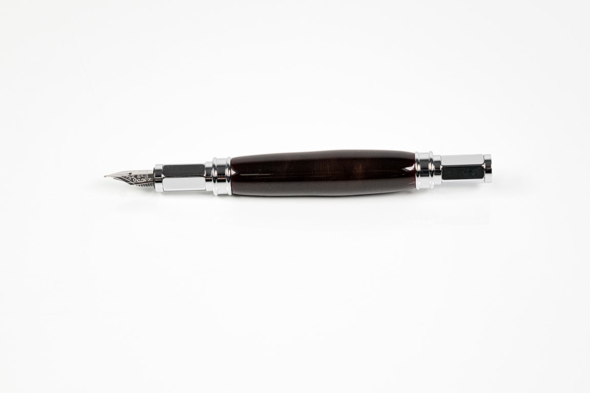 Capuchon aimanté - 106 - Chrome - Marron 3