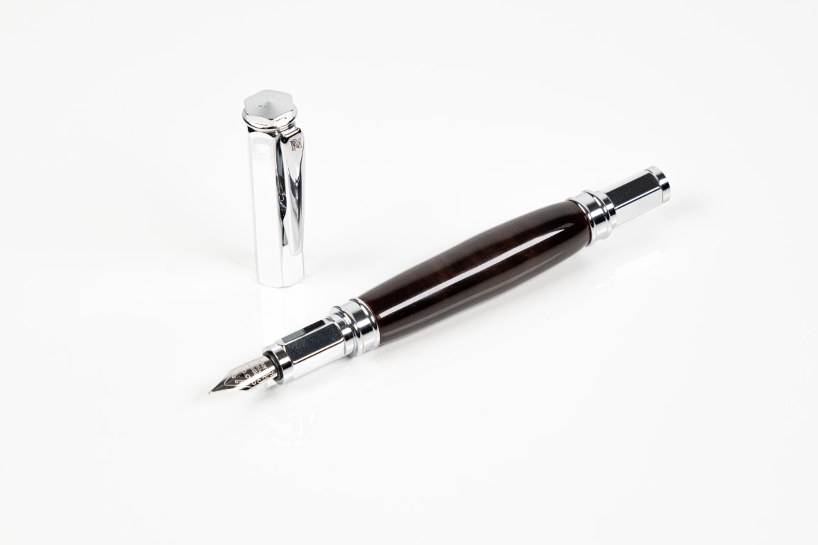 Capuchon aimanté - 106 - Chrome - Marron 5