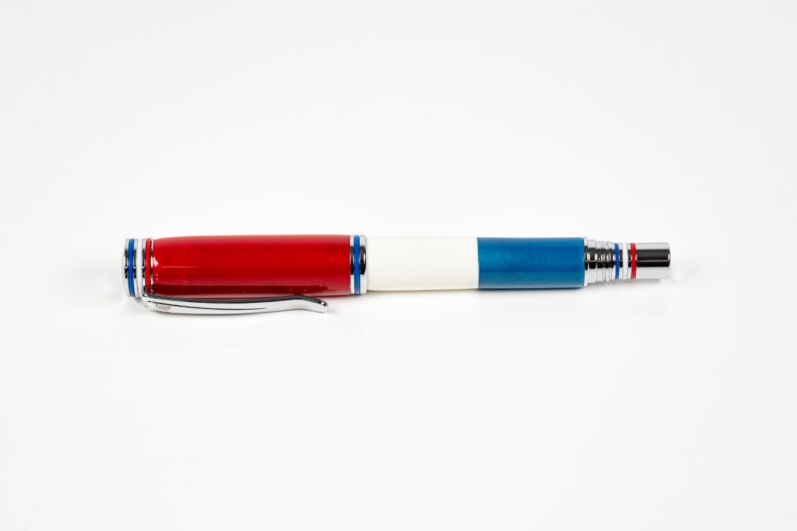 Modèle parlementaire - 102 - Chrome - Bleu blanc rouge 1