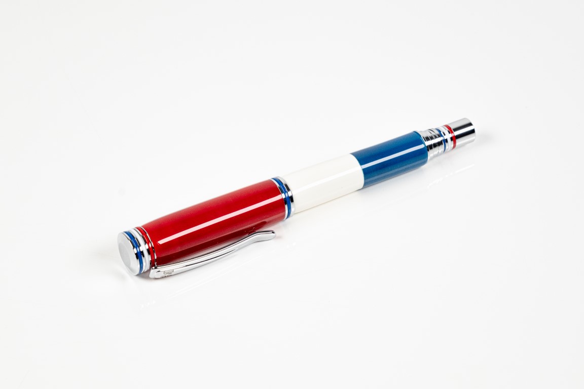 Modèle parlementaire - 102 - Chrome - Bleu blanc rouge 2