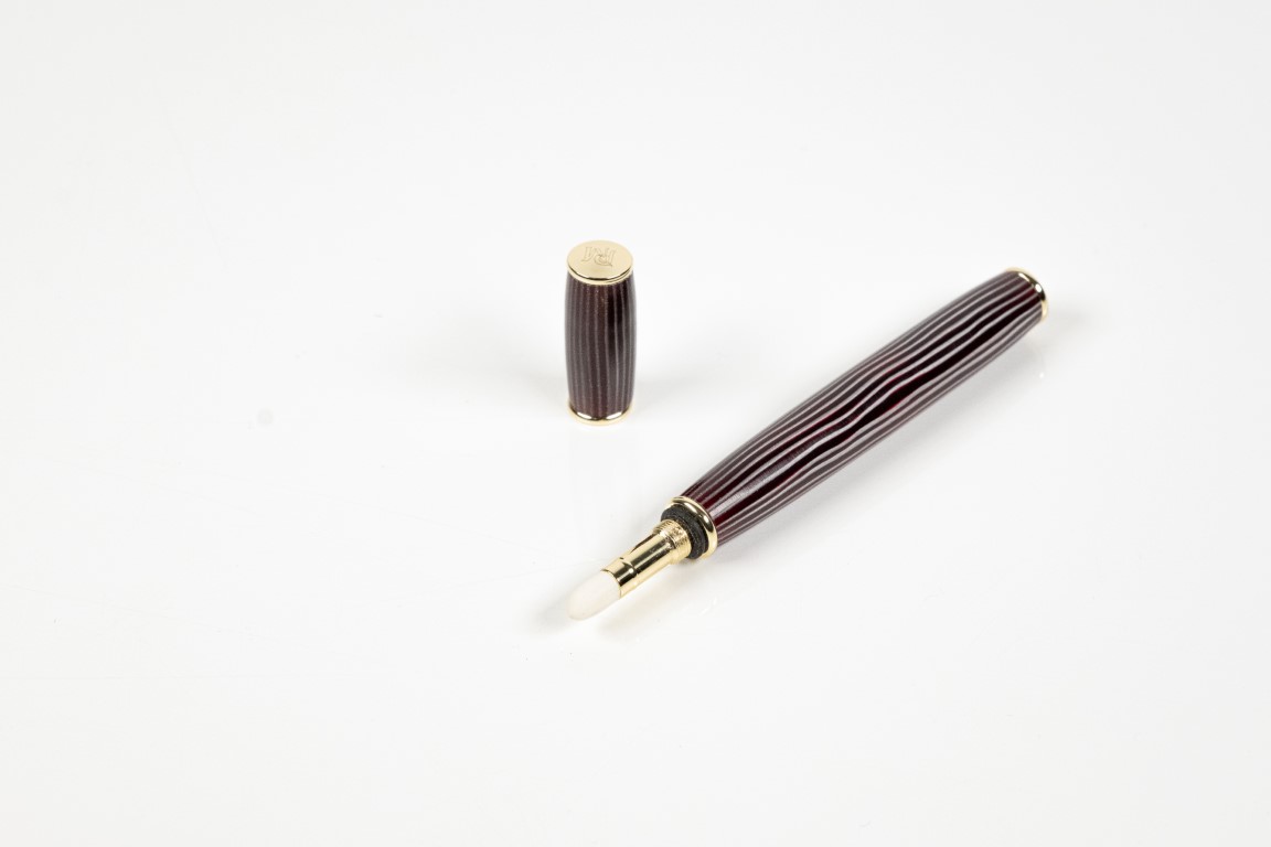 Plaqué or - 146 - Bronze bordeaux rayé 1