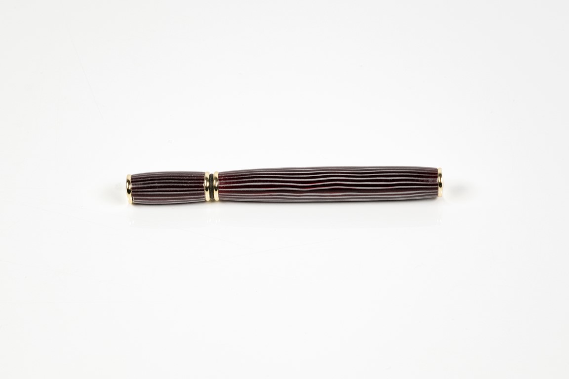 Plaqué or - 146 - Bronze bordeaux rayé 3